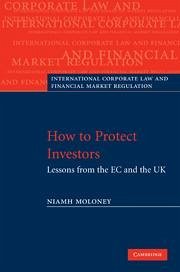 How to Protect Investors - Moloney, Niamh