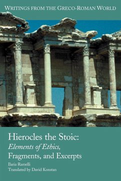 Hierocles the Stoic - Ramelli, Ilaria L. E.