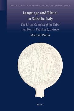 Language and Ritual in Sabellic Italy - Weiss, Michael