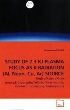 STUDY OF 2.3 KJ PLASMA FOCUS AS K-RADIATION (Al, Neon, Cu, Ar) SOURCE - Khalid, Muhammad