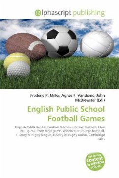 English Public School Football Games