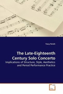 The Late-Eighteenth Century Solo Concerto - Parish, Tracy