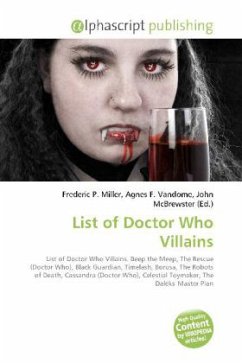 List of Doctor Who Villains