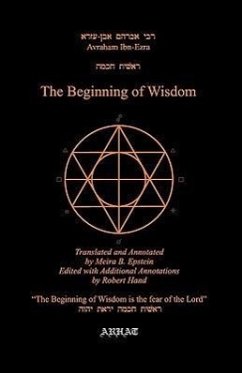 The Beginning of Wisdom - Ibn Ezra, Avraham
