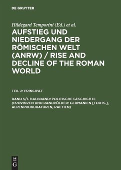 Politische Geschichte (Provinzen und Randvölker: Germanien [Forts.], Alpenprokuraturen, Raetien)