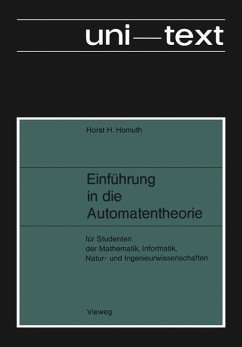 Einführung in die Automatentheorie - Homuth, Horst H.