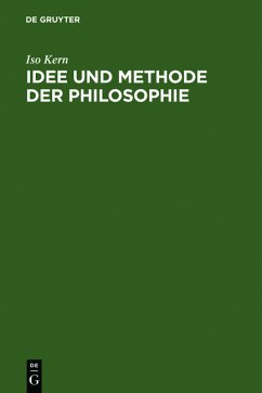 Idee und Methode der Philosophie., Leitgedanken f. e. Theorie d. Vernunft