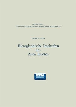 Cover Hieroglyphische Inschriften des Alten Reiches