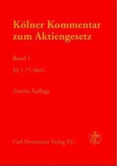 Kölner Kommentar zum Aktiengesetz. Bd.4