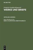 Klopstocks Arbeitstagebuch / Friedrich Gottlieb Klopstock: Werke und Briefe. Abteilung Addenda Abt. Addenda, Band 2
