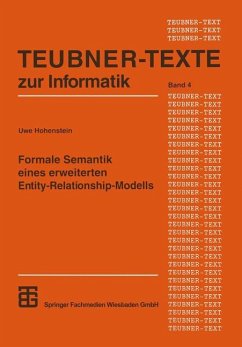 Formale Semantik eines erweiterten Entity-Relationship-Modells - Hohenstein, Uwe