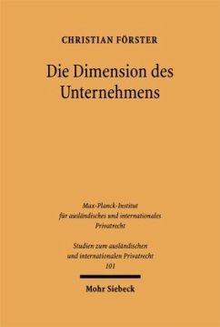 Cover Die Dimension des Unternehmens