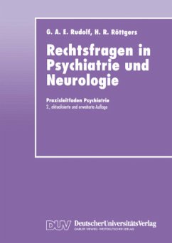 Rechtsfragen in Psychiatrie und Neurologie - Rudolf, Gerhard A. E.; Röttgers, Hanns R.