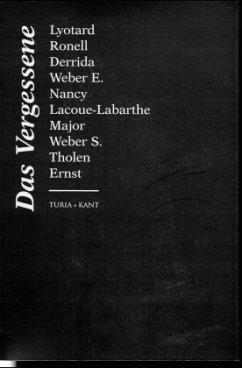 Das Vergessen(e) - Weber, Elisabeth (Herausgeber)