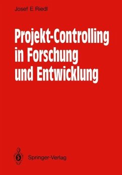 Projekt-Controlling in Forschung und Entwicklung - Riedl, Josef E.