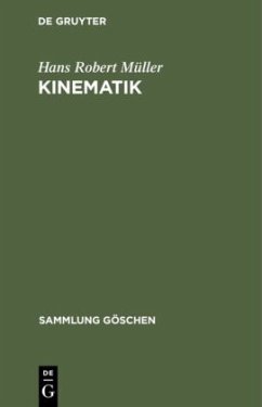 Kinematik - Müller, Hans Robert