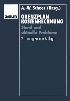 Grenzplankostenrechnung - Plaut, Hans Georg; Scheer, August-Wilhelm