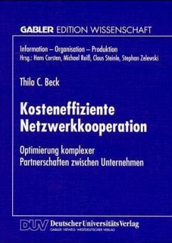 Kosteneffiziente Netzwerkkooperation - Beck, Thilo C.