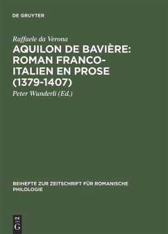 Aquilon de Bavière: Roman franco-italien en prose (1379¿1407)