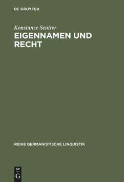 Eigennamen und Recht Eigennamen und Recht