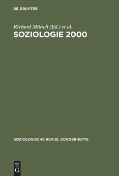 Soziologie 2000 - Münch, Richard / Jauß, Claudia / Stark, Carsten (Hgg.)