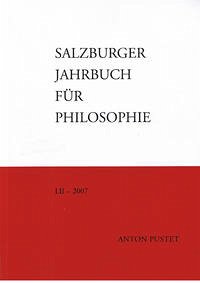 Salzburger Jahrbuch für Philosophie - Bauer, Emmanuel J.