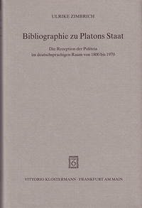Bibliographie zu Platons Staat - Zimbrich, Ulrike