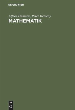 Mathematik - Hamerle, Alfred;Kemeny, Peter