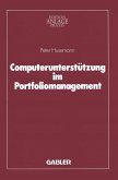 Computerunterstützung im Portfoliomanagement Computerunterstützung im Portfoliomanagement