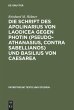 Die Schrift des Apolinarius von... - Bild 1