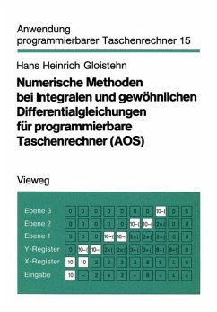 Numerische Methoden bei Integralen und gewöhnlichen Differentialgleichungen für programmierbare Taschenrechner (AOS) - Gloistehn, Hans H.