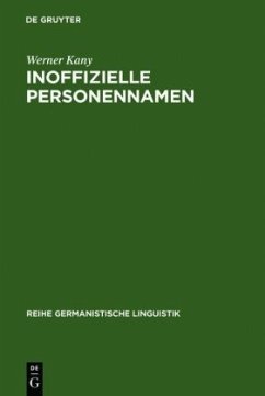Inoffizielle Personennamen - Kany, Werner