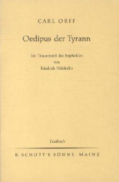 Cover Oedipus der Tyrann