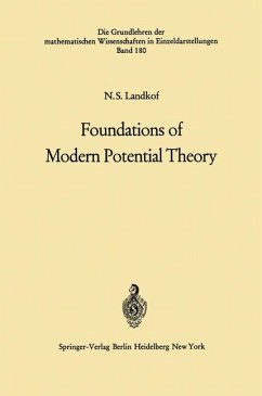 Foundations of Modern Potential Theory. Translated from the Russian by A. P. Doohovskoy. (= Die Grundlehren der mathematischen Wissenschaften in Einzeldarstellungen mit besonderer Berücksichtigung der Anwendungsgebiete, Band 180). - Landkof, Naum S.