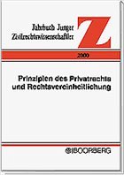 Jahrbuch Junger Zivilrechtswissenschaftler 2000