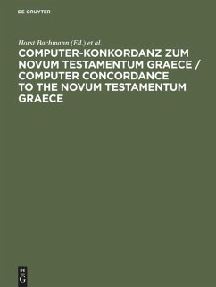 Computer-Konkordanz zum Novum Testamentum Graece