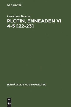 Plotin, Enneaden VI 4-5 [22-23] - Tornau, Christian