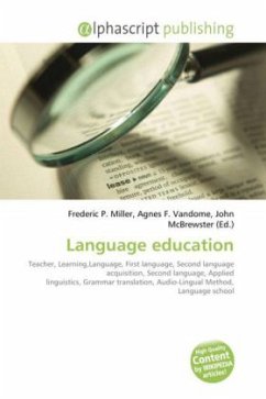 Cover Language education