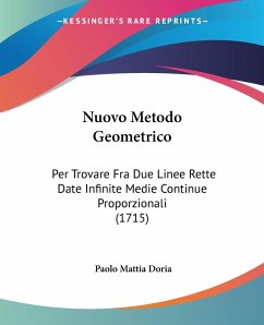 Nuovo Metodo Geometrico - Doria, Paolo Mattia