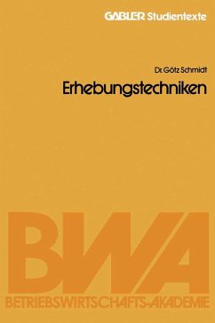 Erhebungstechniken Cover Erhebungstechniken