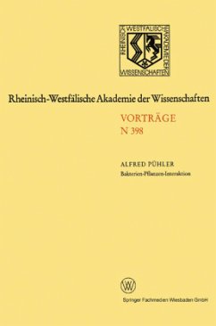 Bakterien-Pflanzen-Interaktion: Analyse des Signalaustausches zwischen den Symbiosepartnern bei der Ausbildung von Luzerneknöllchen - Pühler, Alfred