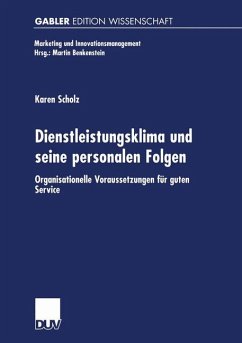 Dienstleistungsklima und seine personalen Folgen - Scholz, Karen