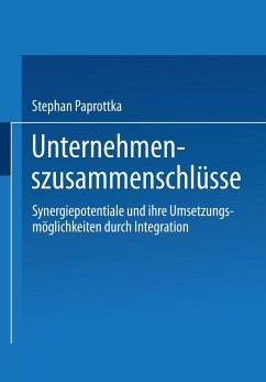 Unternehmenszusammenschlüsse - Paprottka, Stephan