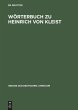 Wörterbuch zu Heinrich von Kleist - Bild 1