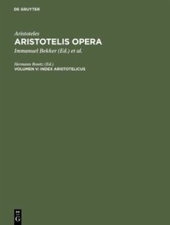 Index Aristotelicus - Aristoteles