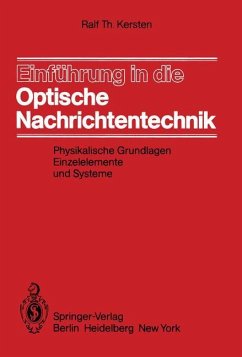 Einführung in die Optische Nachrichtentechnik - Kersten, Ralf Th.