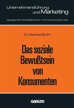 Das soziale Bewußtsein von Konsumenten - Bruhn, Manfred