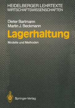 Lagerhaltung - Bartmann, Dieter;Beckmann, Martin J.