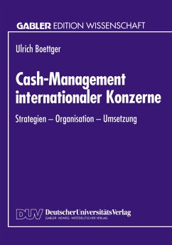 Cash-Management internationaler Konzerne - Boettger, Ulrich