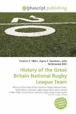 History of the Great Britain National Rugby League Team